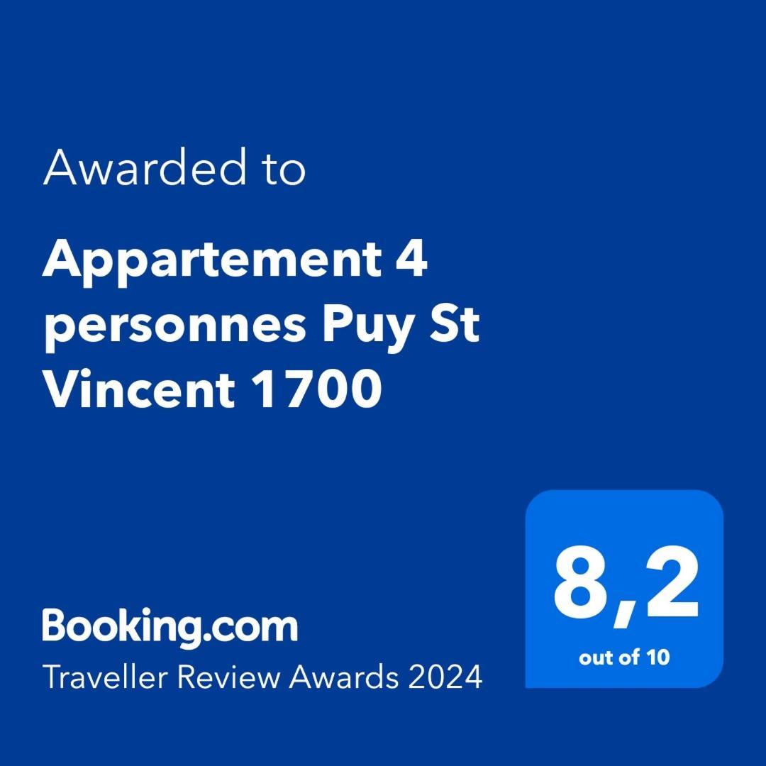 Appartement 4 Personnes Puy St Vincent 1700 Puy-Saint-Vincent Bagian luar foto